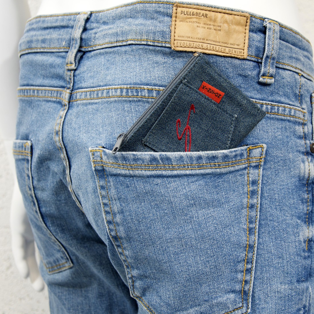 PORTE MONNAIE A FERMETURE GLISSIERE