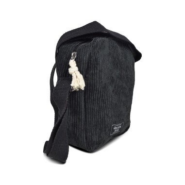 SACOCHE TEXTILE BANDOULIERE NOIR