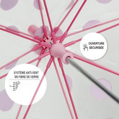 PARAPLUIE MINNIE TRANSPARENT