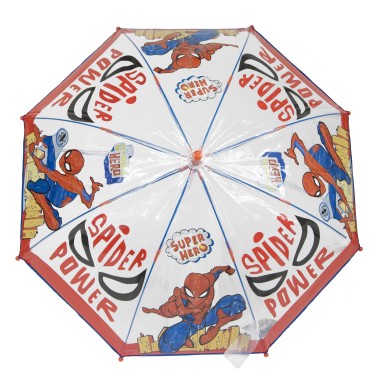 PARAPLUIE ENFANT SPIDERMAN TRANSPARENT