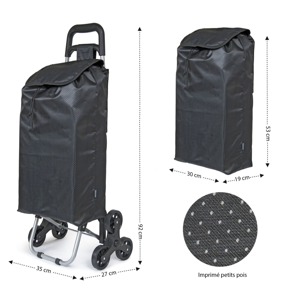 CHARIOT DE COURSE TEXTILE