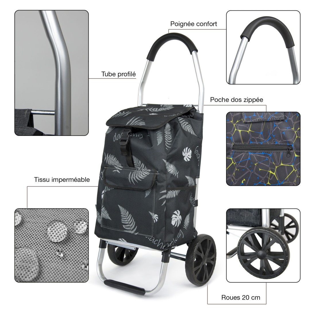 CHARIOT DE COURSE TEXTILE