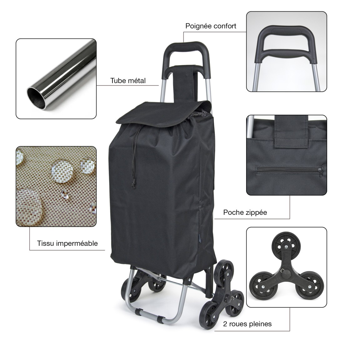 CHARIOT DE COURSE TEXTILE