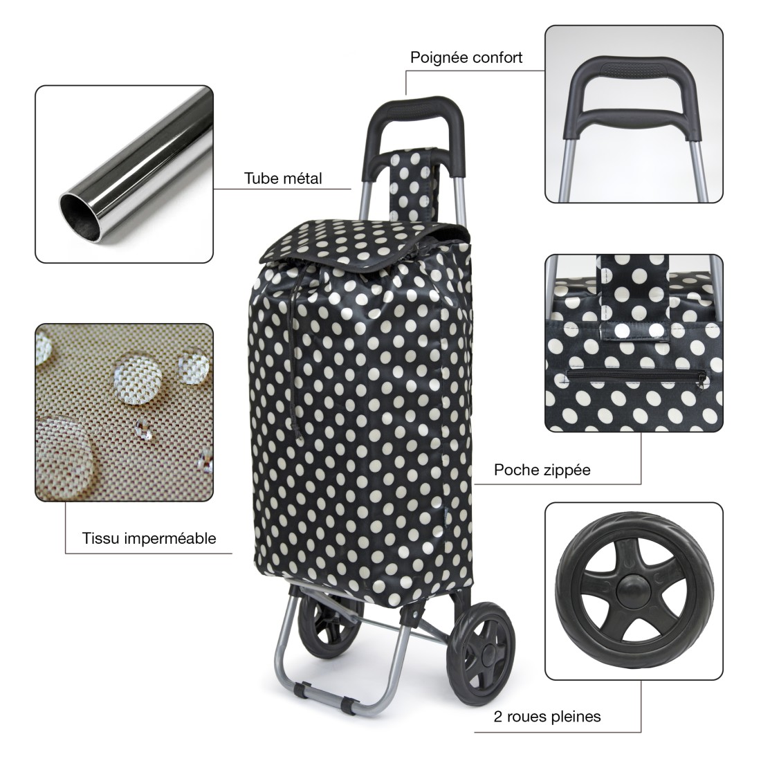 CHARIOT DE COURSE TEXTILE