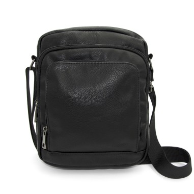 Nael - Sacoche Urban Chic Noire pour Homme 