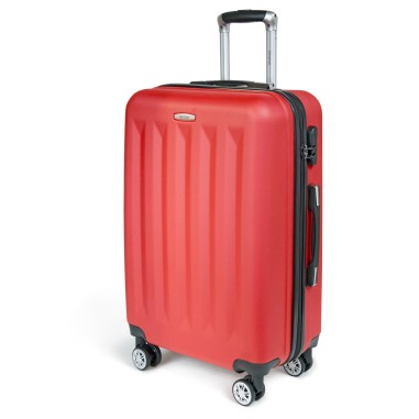 Moscou - Set de 3 valises rigides coque ABS Rouge