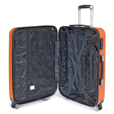 Moscou - Set de 3 valises rigides coque ABS Orange
