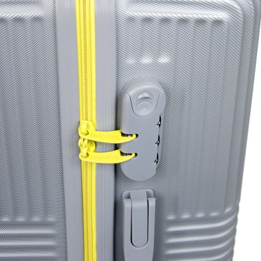 SET DE 4 VALISES ABS BICOLORE