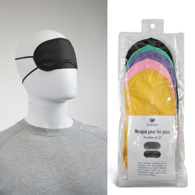 LOT DE 5 MASQUES DE SOMMEIL TEXTILE