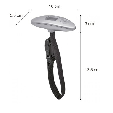 Pèse bagage coloris ass digital - 40 kg couleurs assorties