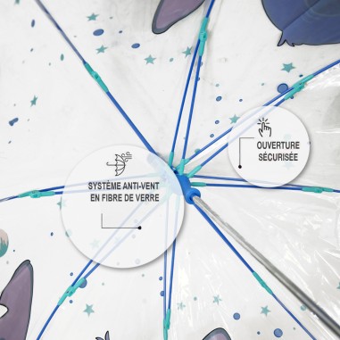 PARAPLUIE TRANSPARENT STITCH