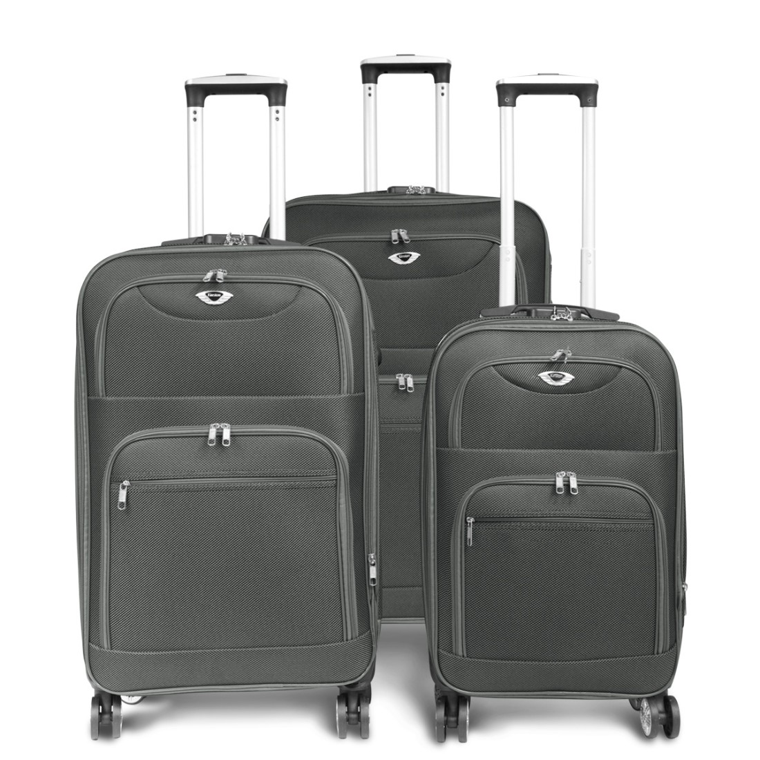 SET DE 3 VALISES TEXTILE