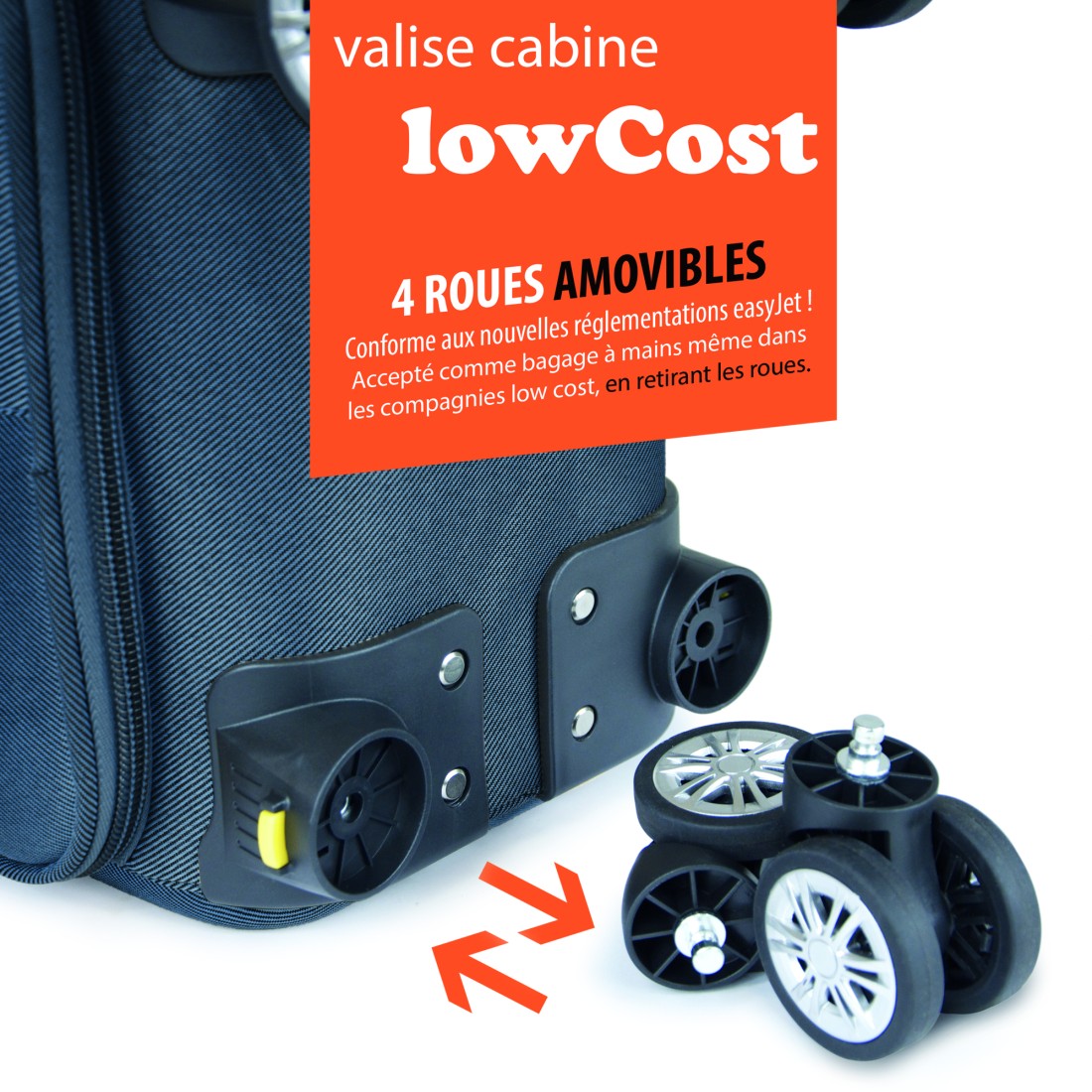 SET DE 3 VALISES TEXTILE