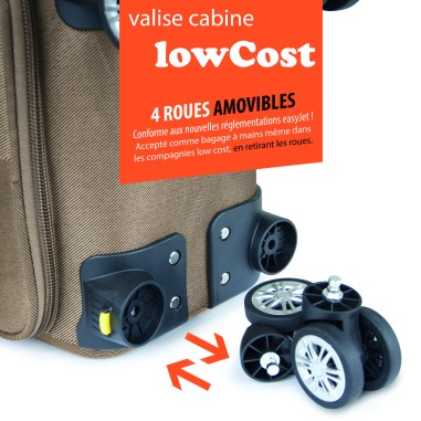 SET DE 3 VALISES TEXTILE