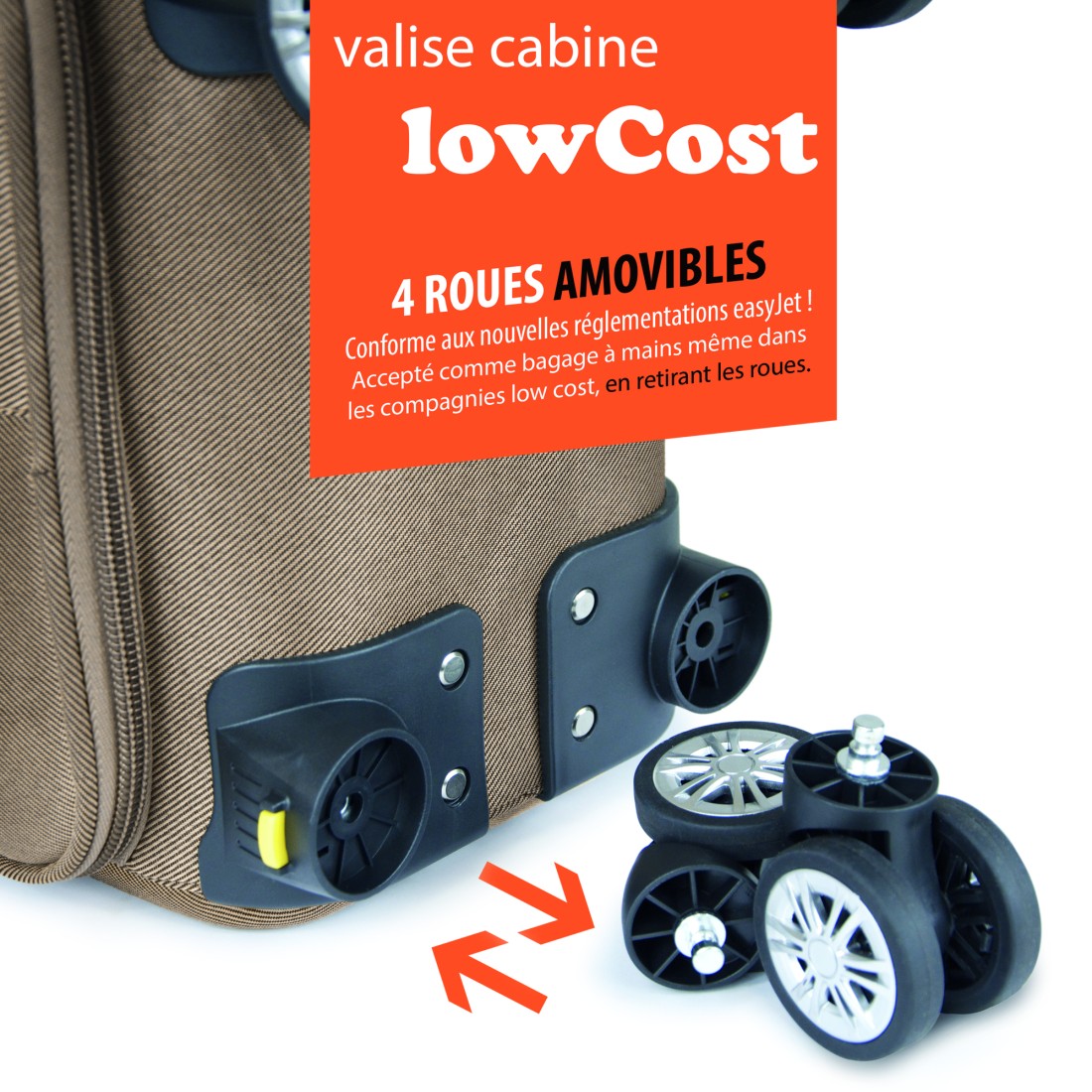 SET DE 3 VALISES TEXTILE