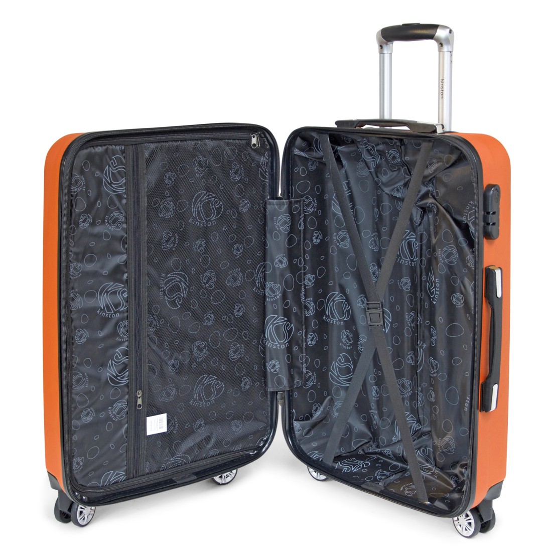 Moscou - Set de 3 valises rigides coque ABS Orange