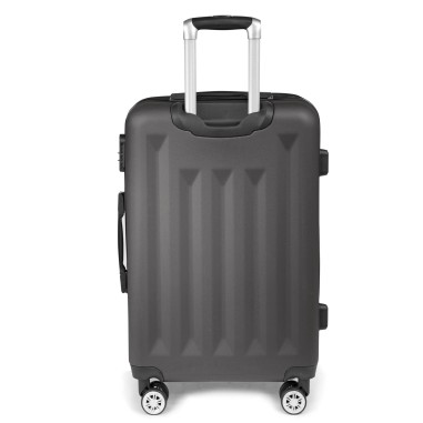 Moscou - Set de 3 valises rigides coque ABS Gris foncé