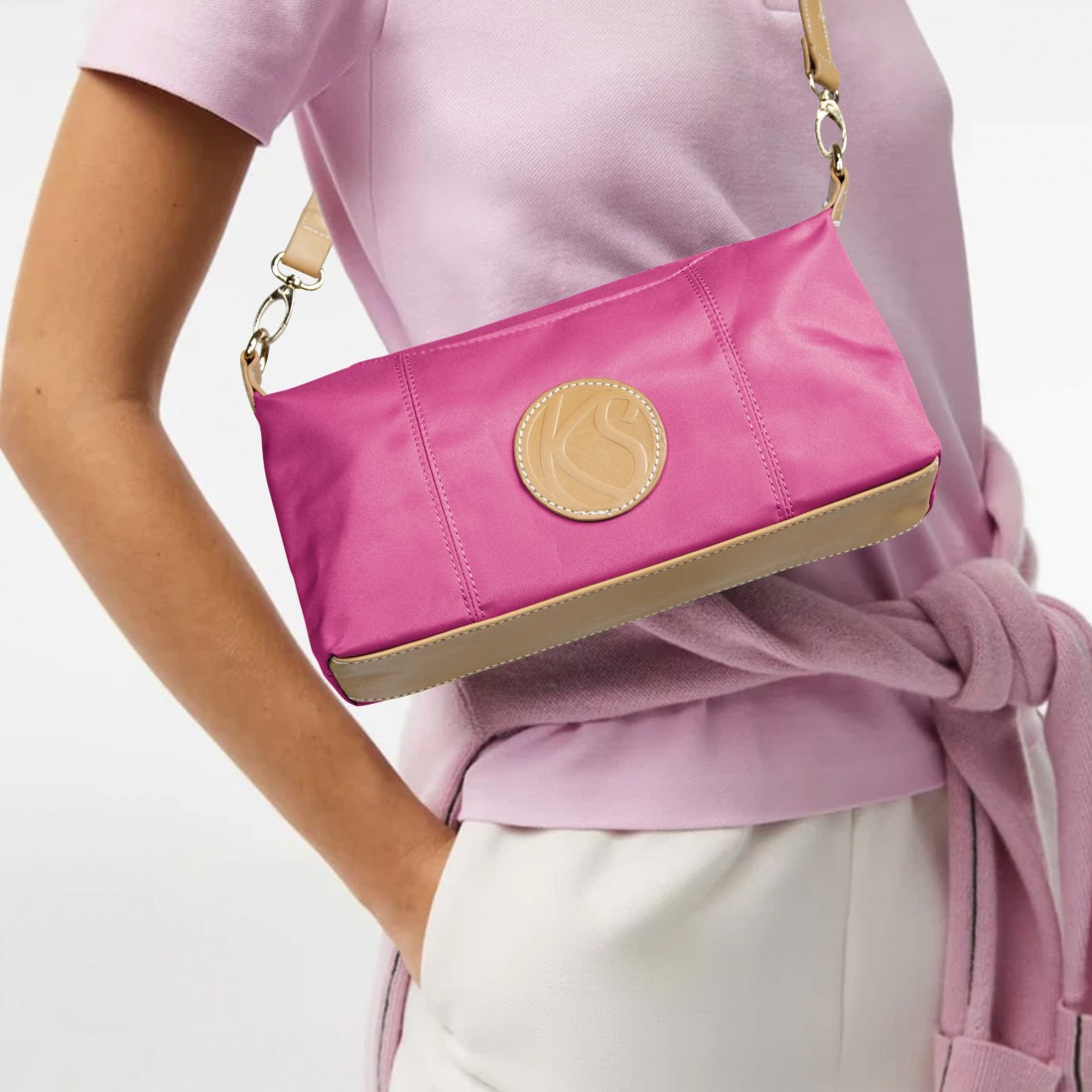 SAC BAGUETTE TOILE DE SUCRE