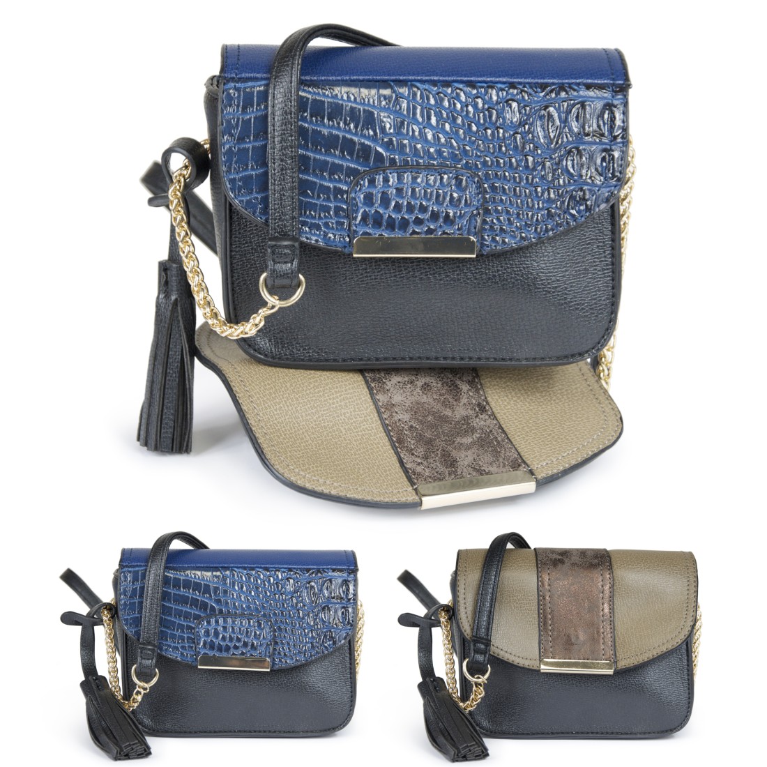 MINAUDIERE 2 RABATS INTERCHANGEABLES  PRESENTATION CINTRE