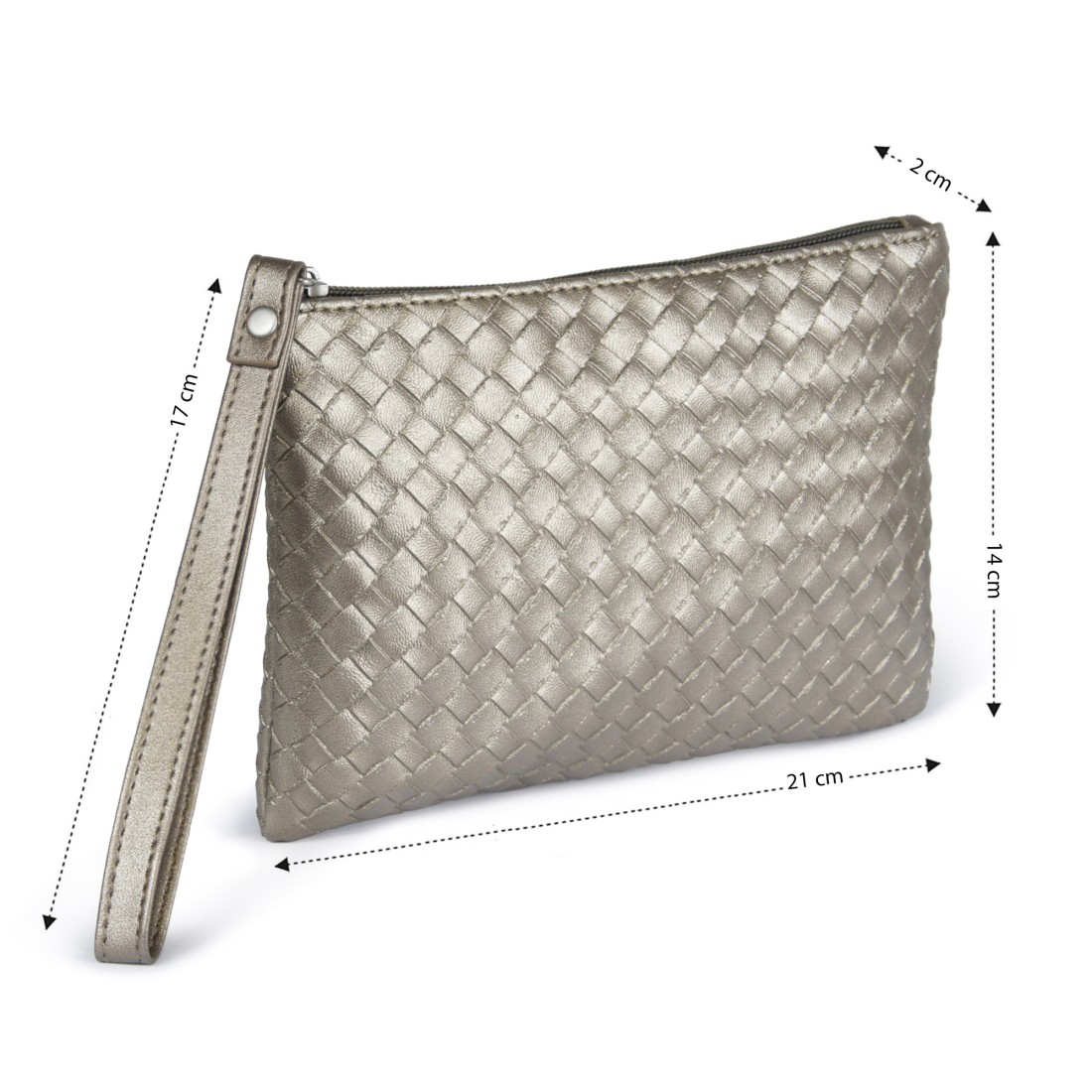 Trousse multi-usage en Simili Tressé - Assortiments de 6 coloris