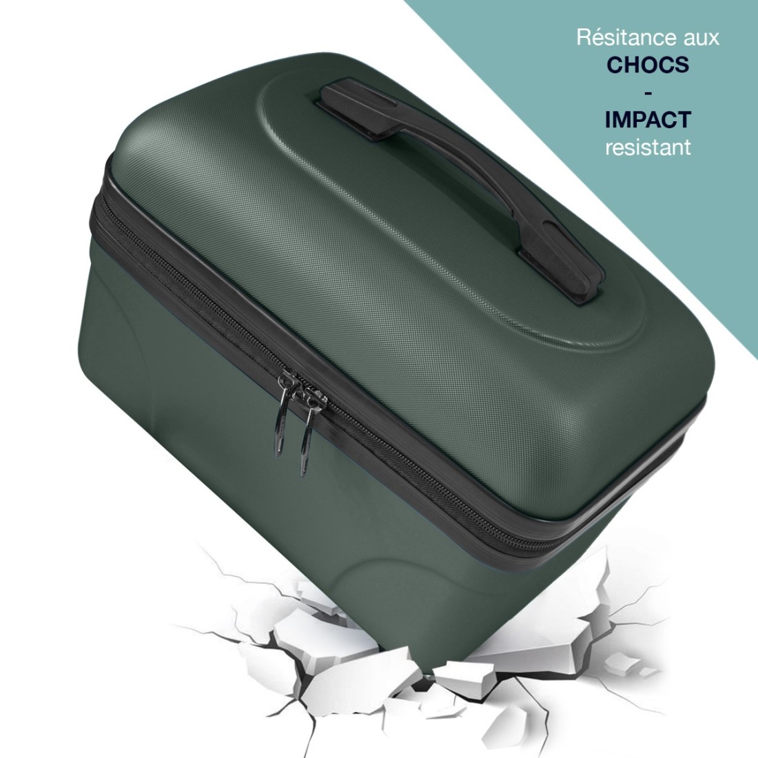 SET DE 2 VANITYS RIGIDES COQUE ABS