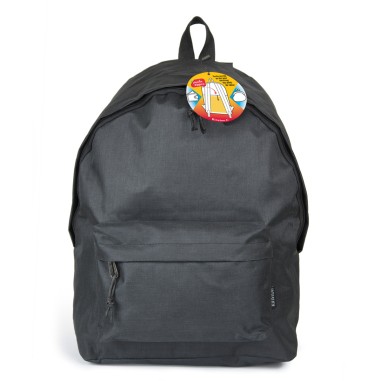 Sac à dos unisexe en Textile noir de marque Kinston