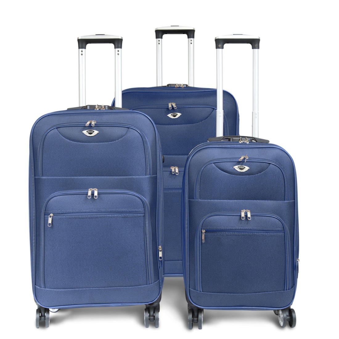 SET DE 3 VALISES TEXTILE