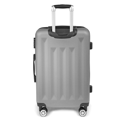 Moscou - Set de 3 valises rigides coque ABS Gris clair