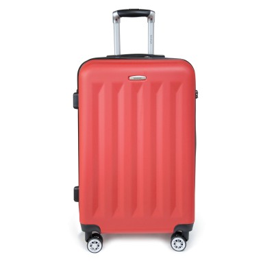 Moscou - Set de 3 valises rigides coque ABS Rouge