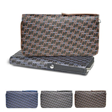 COMPAGNON ZIPPÉ MONOGRAMME - ASSORTIMENTS 3 COULEURS