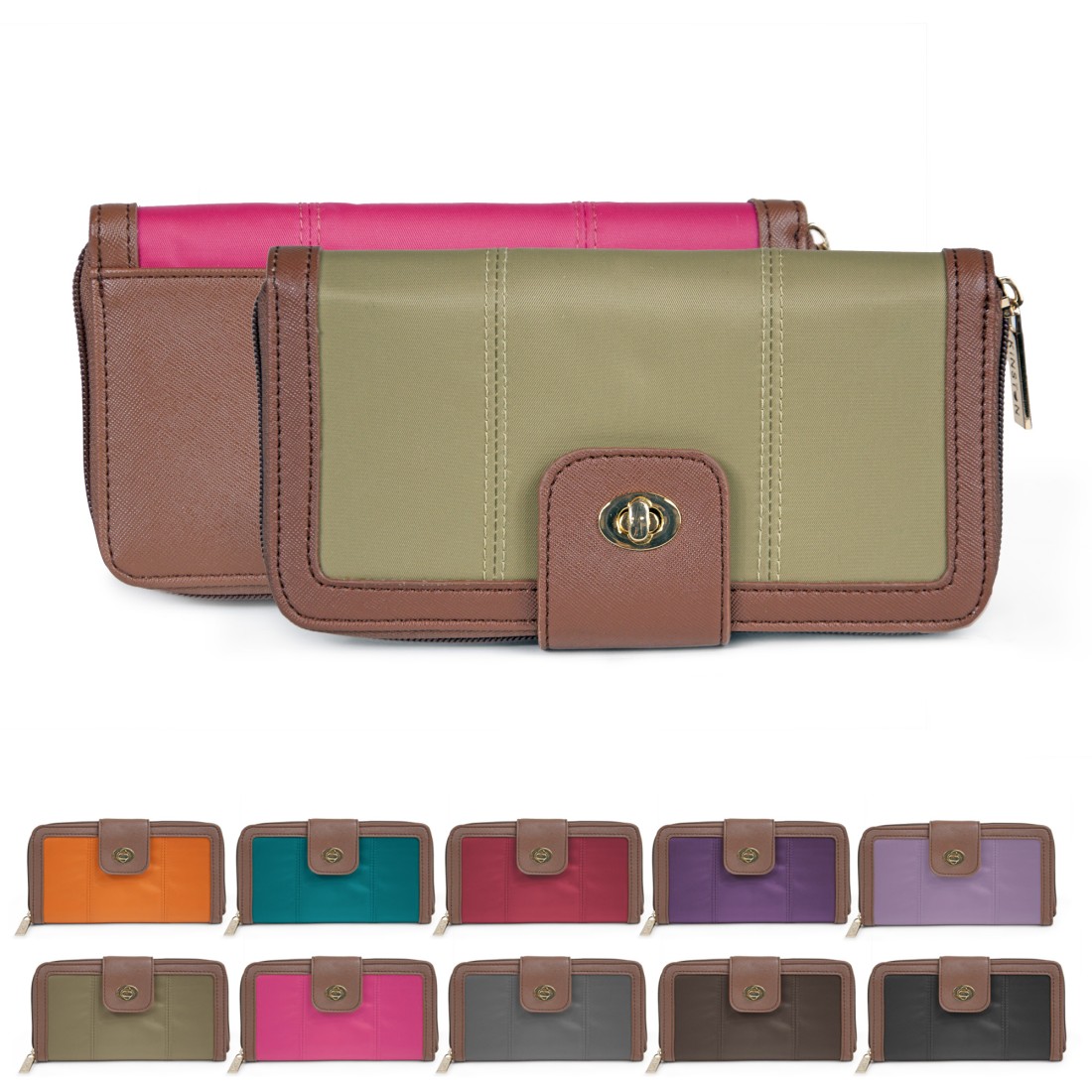 COMPAGNON ZIPPÉ TEXTILE - ASSORTIMENTS 10 COULEURS