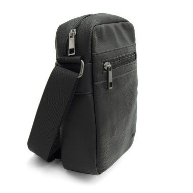 Nathan - Petite sacoche noire Homme 