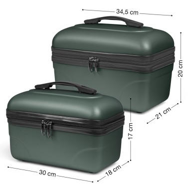 SET DE 2 VANITYS RIGIDES COQUE ABS