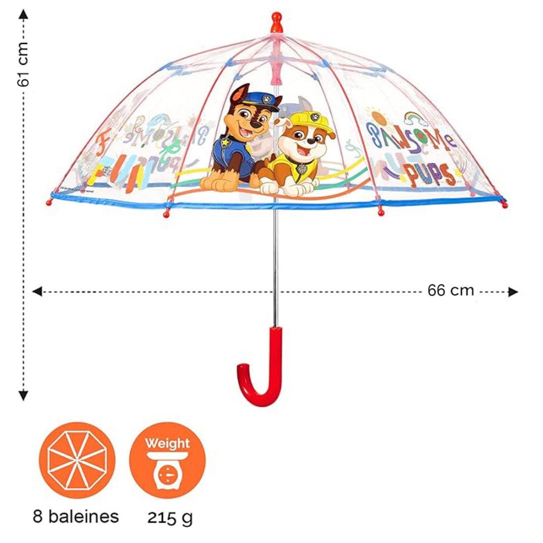 PARAPLUIE ENFANT PAT PATROUILLE