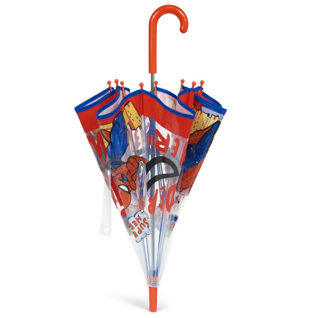 PARAPLUIE ENFANT SPIDERMAN TRANSPARENT