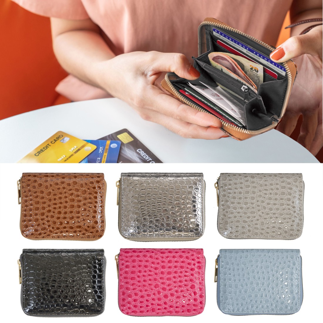 PORTE MONNAIE SYNTHETIQUE