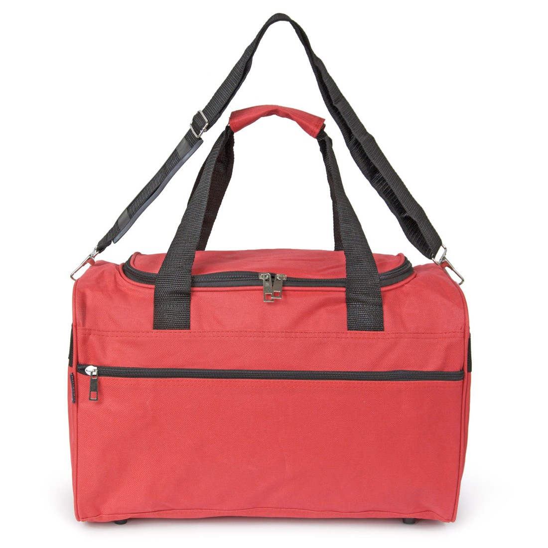 SAC VOYAGE LOW COST TEXTILE PETIT MODELE ( rouge)