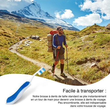 ENSEMBLE 4 BROSSES A DENT PLIABLE CLASSIQUE