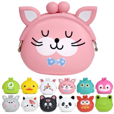 PORTE MONNAIE ANIMAUX SILICONE