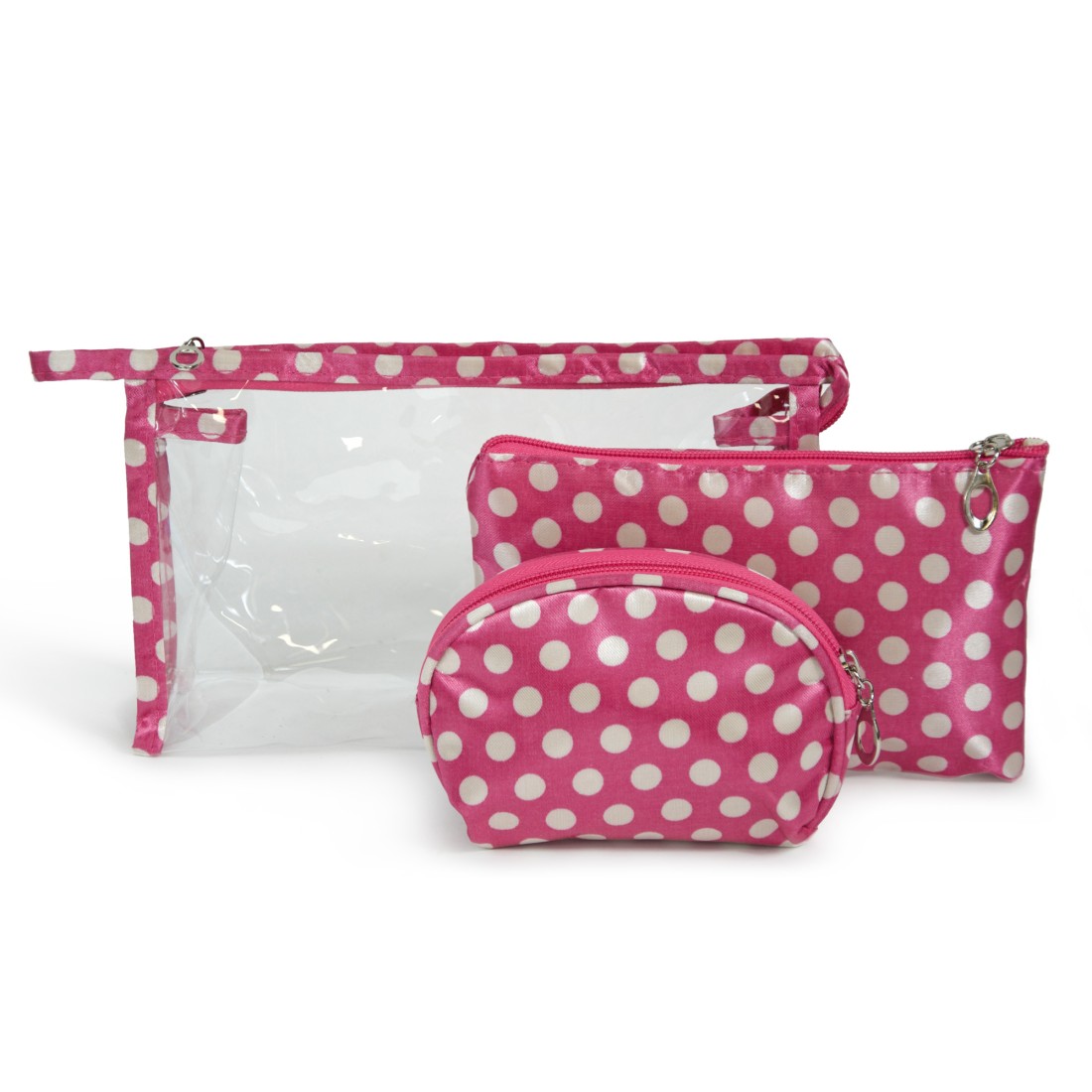 ENSEMBLE DE 3 TROUSSES TEXTILE ET SYNTHETIQUE