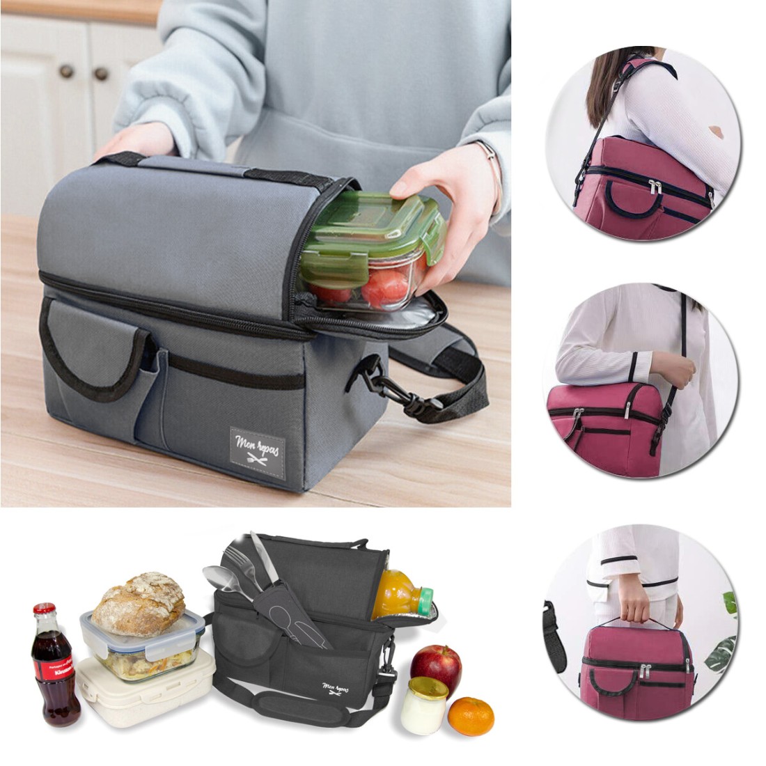 LUNCH BAG ISOTHERME BANDOULIERE