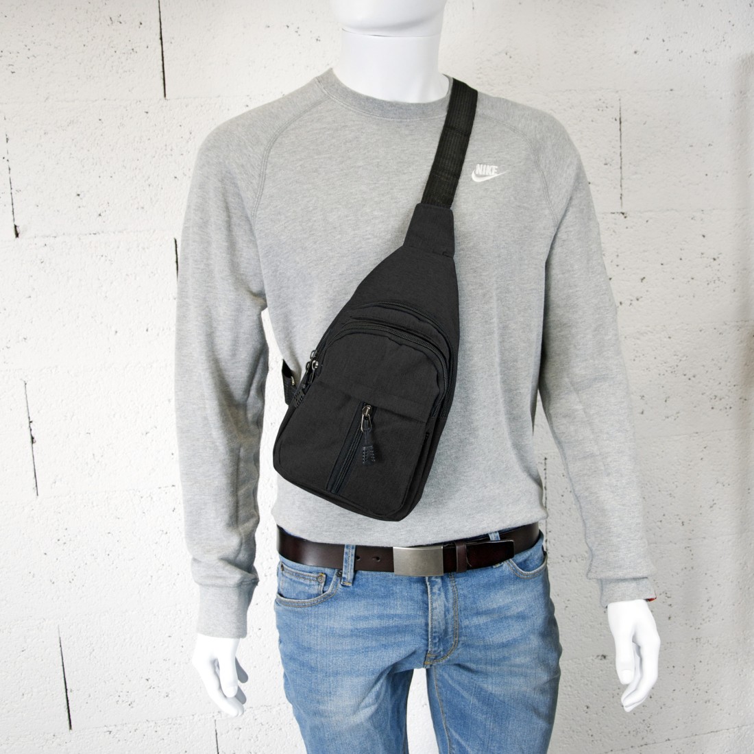 Sacoche Holster Homme Noir