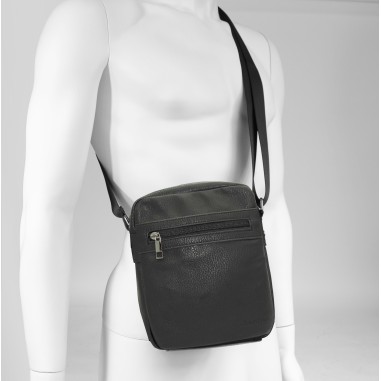 Nathan - Petite sacoche noire Homme 