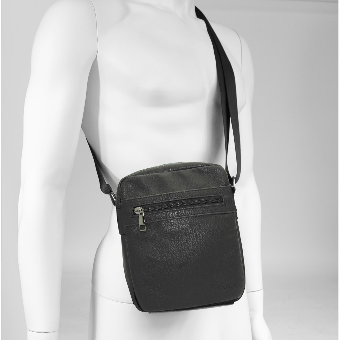 Nathan - Petite sacoche noire Homme 