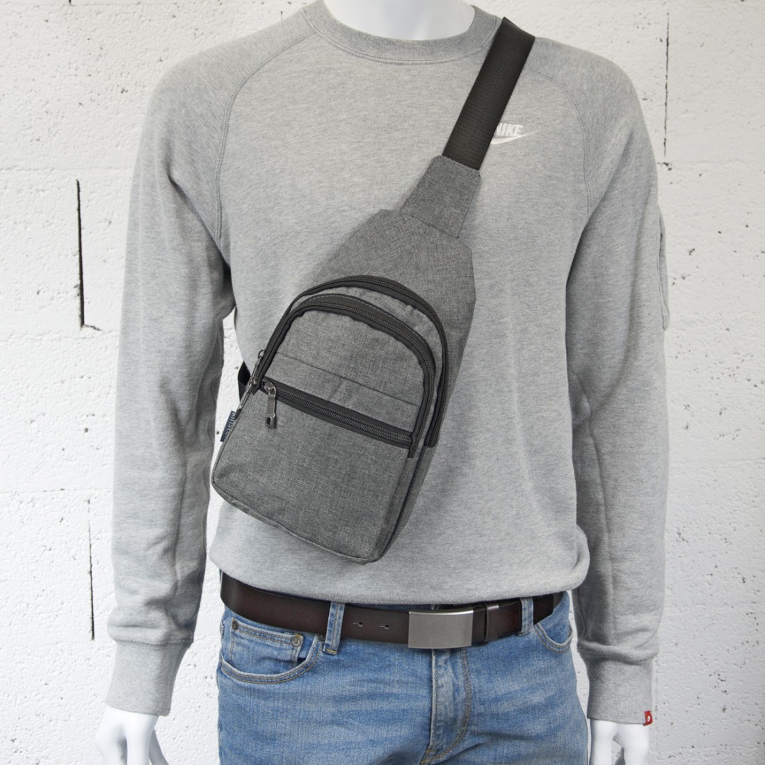 Sacoche Holster Homme Grise