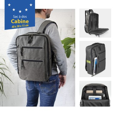 SAC A DOS TEXTILE CABINE