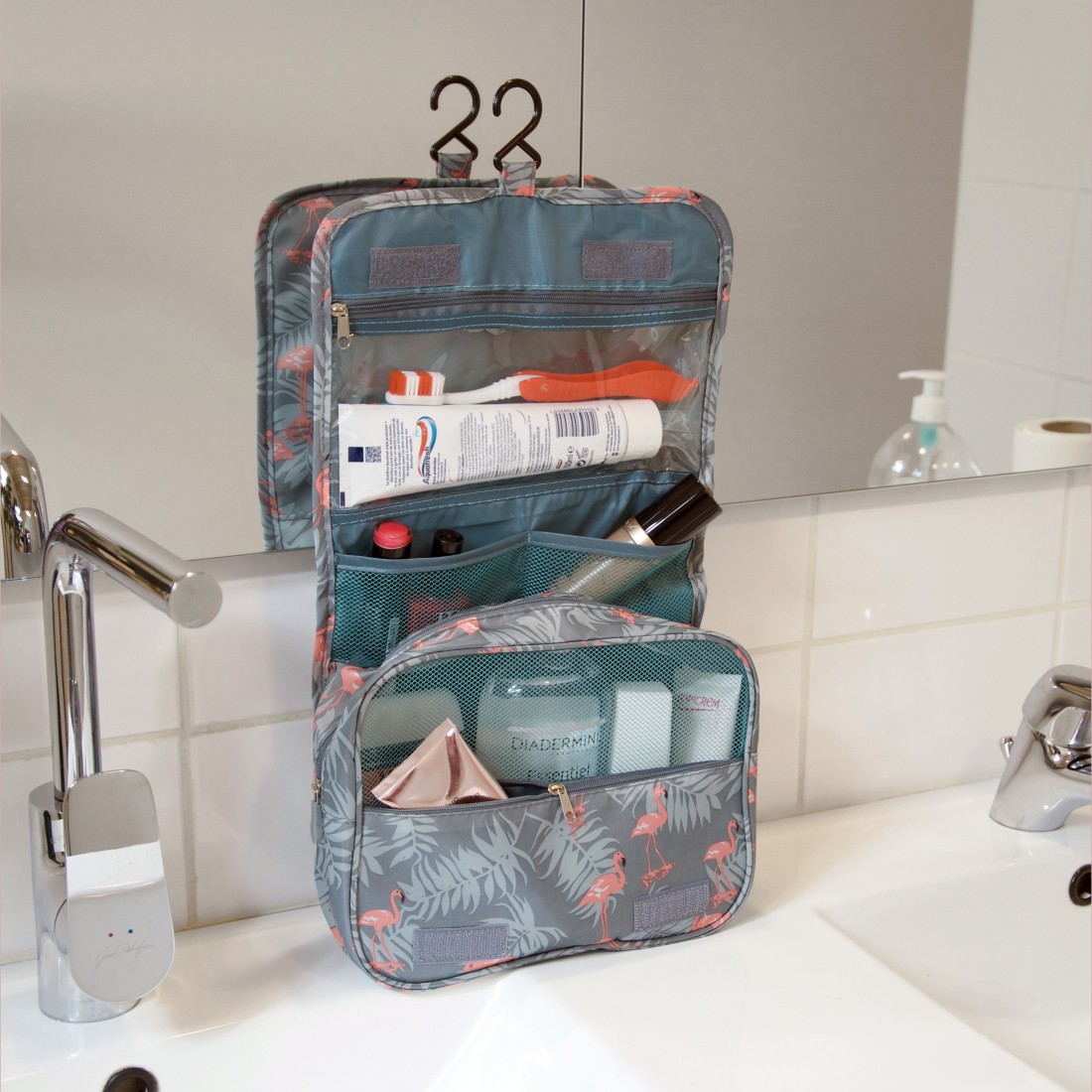 TROUSSE DE TOILETTE TEXTILE