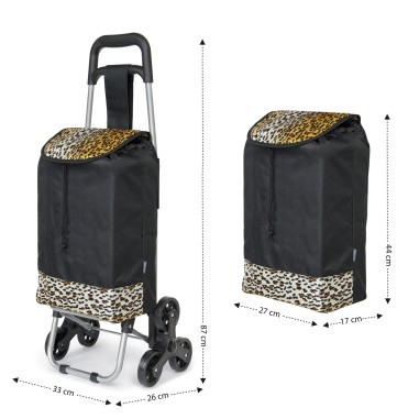 Jungle Power - Motif Léopard - Chariot de course Extra light