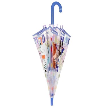 PARAPLUIE TRANSPARENT REINE DES NEIGE
