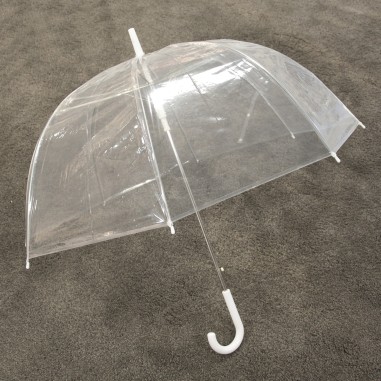 PARAPLUIE CANNE AUTOMATIQUE TRANSPARENT